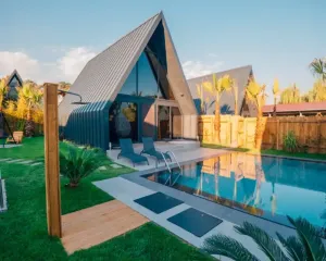 Fethiye Orman Villa Şömineli Dağ Evi